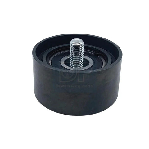Premium Truck Drive Belt Tensioner Pulley And Timing Roller Assembly with durable metal build, showing top view of sturdy design.