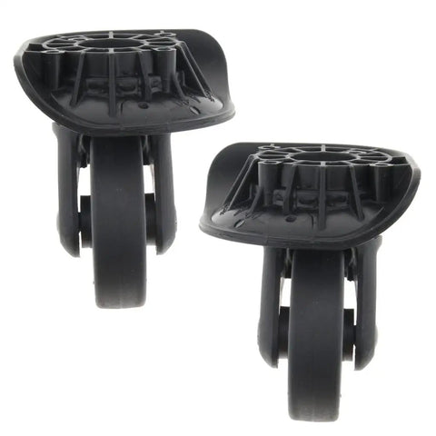 Tough As Nails Universal Luggage Spinner Wheels Pair Silent Rolling Suitcase Caster Replacement showing dual bearing design.