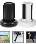 Top Tier Hockey Stick End Caps Kit 2 Pieces White Abs Plastic Protectors For Ice And Field Hockey Great Grip Boost Control Super Easy Install Durable Tips black and white caps shown with on-stick use
