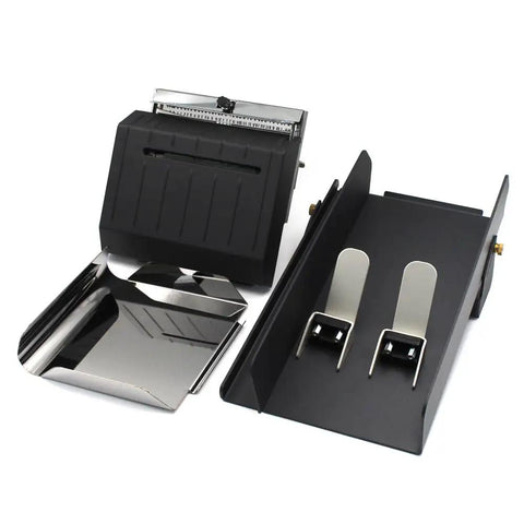 Premium Real Deal Upgrade Cutter Assembly With Heavy Duty Paper Tray For Zebra ZT610 Thermal Label Printer showing cutter components.