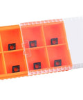 CCMT 21.51 MD Carbide Insert With CVD Coating For Steel Machining in orange storage box