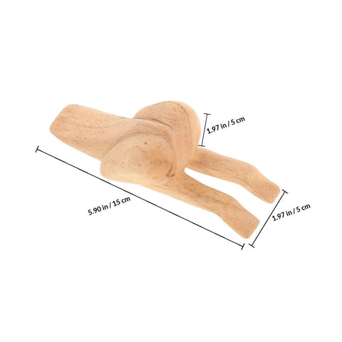 Wooden Door Stopper With Funny Shape For Home And Office Heavy Duty Door Wedge That Reduces Noise No Tools Needed Quick Install