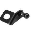 2 Pair 10mm Ball Studs Mounting Brackets Black For Gas Struts Shocks Hood Lifter Replacement Hardware 15x10mm Mounting Holes 3mm Thick Fits 10mm Ball Socket 42x35x21mm black metal bracket with ball stud