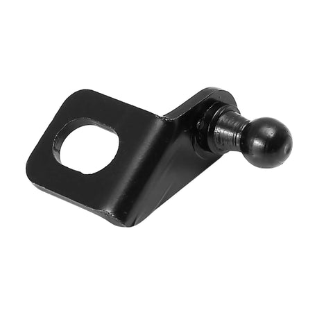 2 Pair 10mm Ball Studs Mounting Brackets Black For Gas Struts Shocks Hood Lifter Replacement Hardware 15x10mm Mounting Holes 3mm Thick Fits 10mm Ball Socket 42x35x21mm black metal bracket with ball stud