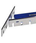 High Speed Steel Planer Blades Pair Sharp Replacement Knives For Woodworking Machine Workhorse Grade set showing two blades with sharp edges.