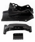 Heavy Duty Backhoe Thumb Excavator Claw For 3.25 Inch Boom Width Beefy Steel Attachment with mounting parts displayed