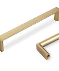 Ten Pack Five Inch Champagne Bronze Cabinet Pulls For Kitchen Cabinets Zinc Alloy Drawer Handles with modern design and durable finish.
