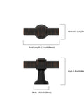 Oil Rubbed Bronze Kitchen Cabinet Knobs Set, 10 Pack For Cabinets And Dresser Drawers, Zinc Hardware Upgrade, Durable Zinc Alloy, Easy Install, Smooth Operation, Classic Look. 0.8 inch knob