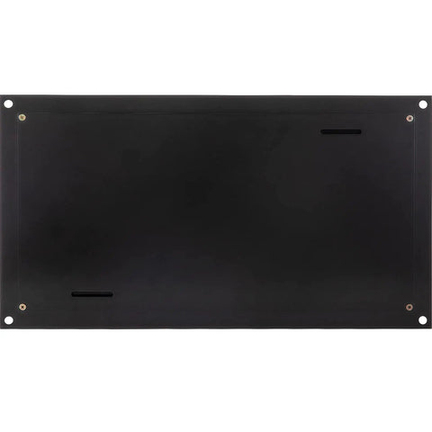 Crawl Space Flood Vent 8 By 16 By 2 Inches Wall Mounted Foundation Flood Vent black front view