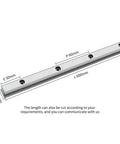 Heavy Duty Linear Guide Rail 600mm HGW15CC Only Rail For CNC Machines Smooth Glide Precision Track Taiwan Made with dimensions