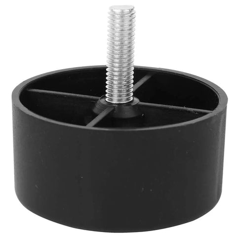 Round Black Sofa Legs M8 Screw 35mm Height With 45mm Pad Durable Metal Furniture Legs For Sofas Cabinets And Desks