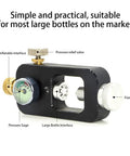 High Pressure Scuba Tank And Paintball Fill Adapter For 4500 PSI PCP Air Gun Refills with gauge and knob details