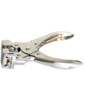 Hisxrcal T Shape Hole Punch Handheld Slot Cutter Tool For Card Name Tags Scrapbooking Projects Easy Portable Design With Smooth Cuts And No Burrs For All Your Paper Crafting Needs, featuring a shiny zinc alloy design.