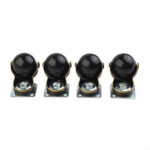 Four Pack Of 1.5 Inch Gold Ball Caster Wheels For Sofas And Ottomans Featuring Smooth 360 Degree Swivel Casters To Roll Furniture Around Home Without Breaking A Sweat Or Scratching Floors Ever.