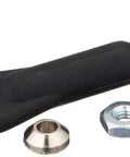 Swivel Ball Link For 4-40 Rods With Hardware Nickel Plated Brass Joint 2-56 X 1/2 Inch 2-Pack, shown with screw and nut