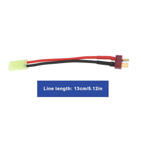 Four Pack Mini Tamiya To T Plug Adapter Cable 13cm 16AWG Silicone Wire For RC Battery Charging Built For Clean Reliable Connections