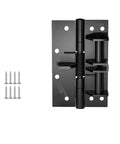 Three In One Door Closer With Spring Hinge For Interior Doors Auto Self Close Smooth Operation Quiet Close Fits Most Standard Doors Easy Install And DIY Friendly For Everyday Indoor Use with mounting screws