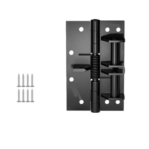Three In One Door Closer With Spring Hinge For Interior Doors Auto Self Close Smooth Operation Quiet Close Fits Most Standard Doors Easy Install And DIY Friendly For Everyday Indoor Use with mounting screws
