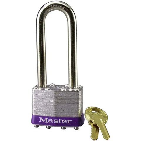 1KALJ Outdoor Padlock With Key For Gates, Fences, Sheds, Garages And Tool Boxes, Built Tough With Laminated Steel Body And Hardened Steel Shackle, Weatherproof Silver