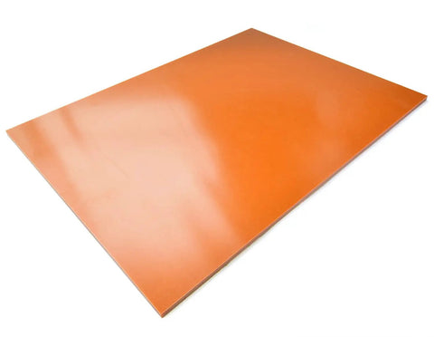 Red Phenolic Laminated Resin Sheet 6x300x400mm For PCB, Electrical Gear, DIY Crafts, And Electronics Projects, Heavy Duty Board For Jigs, Wiring Panels, Insulation And Pro Workbenches, orange phenolic sheet