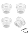 Shifter Cable Bushing Repair Kit For 1997 2013 C5 Corvette 4 Pack Fix Sloppy Shifts Restore Crisp Gear Engagement Automatic Transmission Cable Repair Fits OEM Cables 10352529 10357836 12561688 20782446, includes four plastic bushings and a cable