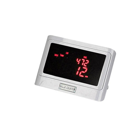 Professional No Sweat Cash Counter With Lcd Screen Bill Validator And Ultraviolet Fake Money Detector Fast Sorter For Mixed Denominations display showing transaction totals.