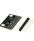 9 Axis MEMS Motion Tracking Sensor Module With Low Power Design, ICM 20948 Compatible IMU For Arduino Raspberry Pi And PCBs, High Precision Accelerometer Gyro Magnetometer, Circuit Board, black board with header pins