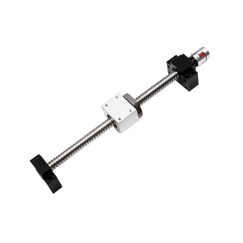 16mm 1610 CNC Rolled Ball Screw Kit With SFU1610 Single Nut BKBF12 End Support DSG16H Housing And Coupling For Precise Linear Motion In DIY CNC Machines And Machining Projects. 16mm ball screw assembly with end supports