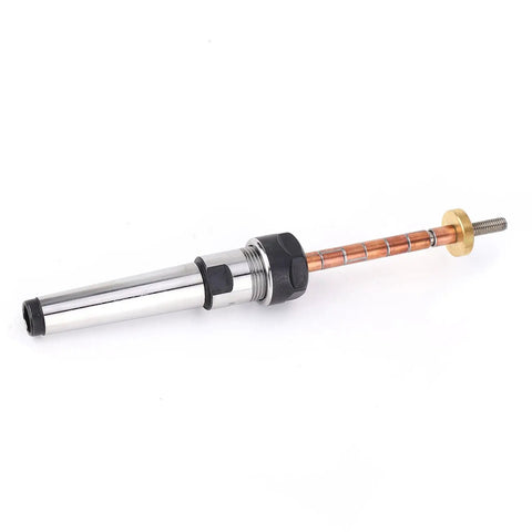 6mm Steel Pen Turning Mandrel With Taper And Straight Shank Bushing Compatible With Lathe Collet Or Chuck Morse Two Taper Crafted From Premium 40Cr Steel For Smooth Action Durable Use And Pro Grade Pen Making