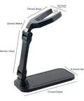 Universal Barcode Scanner Stand with adjustable angle and height, foldable hands-free holder for point of sale and warehouse.