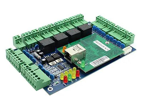 No-Nonsense Four Door Access Control System With TCP/IP Wiegand Panel And Remote Open displayed on a circuit board