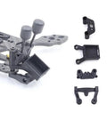 BN220 GPS Module Mount TPU Holder For FPV Drone Mark5 Frame T Shaped Bracket Black 3D Printed components displayed