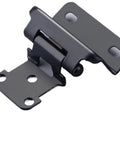 Two Pack Self Closing Cabinet Hinges Set For Cupboard, Desk, And Furniture Doors, Soft Close Overlay Flush Hinges, metal construction