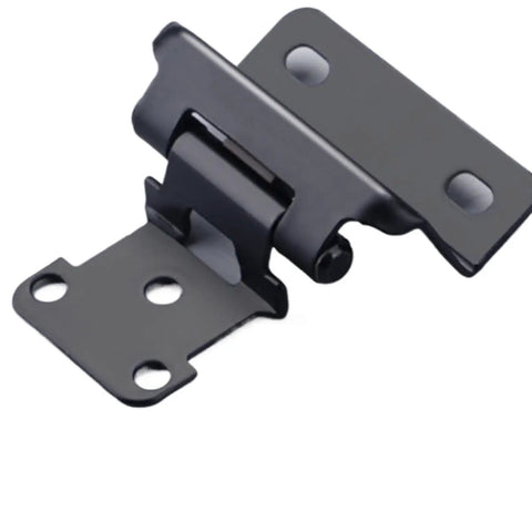 Two Pack Self Closing Cabinet Hinges Set For Cupboard, Desk, And Furniture Doors, Soft Close Overlay Flush Hinges, metal construction