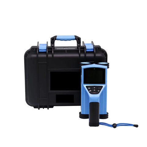 Dead Nuts Accurate Wall Scanner With Sleek Compact Frame Finds Pipes Cables Rebar And Measures Concrete Depth Zero Headaches in protective case.