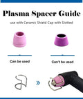 Six Piece Spring Guide Bracket Set For AG 60P Plasma Torch Fits SG 55 AG60P WSD60 Stainless Steel Replacement Spacers Guide