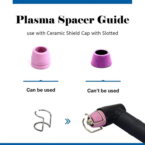 Six Piece Spring Guide Bracket Set For AG 60P Plasma Torch Fits SG 55 AG60P WSD60 Stainless Steel Replacement Spacers Guide
