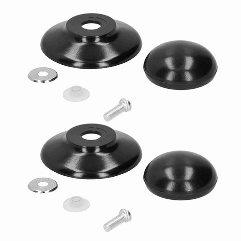 Upgrade Your Kitchen Crew With This Badass Pot Lid Handle Kit Featuring High Quality Phenolic Plastic Knobs For Sturdy Universal Cooking Pots With Simple Setup And Tough Grippy Handles For Any Chef On The Block black 6mm pot lid handle kit with screws and washers
