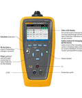 Heavy Duty Electric Vehicle Charging Station Analyzer With Type 1 Plug For Knockout AC Diagnostic Testing features a color LCD display.