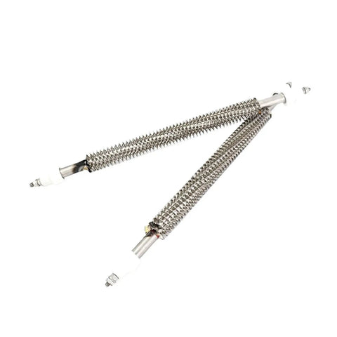 220V 350W Premium Electric Finned Tubular Heater Kicking Serious Heat With Solid Stainless Steel Spiral Heating Coil