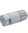 Rock Solid 6V 12V DC Mini Metal Gear Motor Running At 80 RPM Delivers Serious Low End Torque And Reliable Gear Reduction for DIY robots.