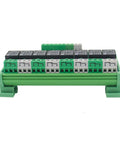 8 Channel Relay Module For AC DC 12V PLC Control Plug And Play DIN Rail Optional 10A 250V AC 30V DC Switching