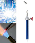 Water Oxygen Welding Torch 8008 for jewelry soldering with ergonomic blue handle and stable flame, pro grade tool
