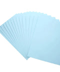 Thickened Self Adhesive Light Blue Envelope Mailing Bags 15 Pack For Postcards, Photos, And Blank Paper Pockets displayed fanned out