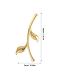 Ergonomic Metal Cabinet Handles And Drawer Pulls For Cabinets, Wardrobes, Closets And Dressers, gold brass handle, 18x9 cm