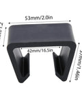 Outdoor Wicker Furniture Clips 10 Pack Sectional Sofa Fasteners For Patio Rattan Chairs Stay Put Windproof Alignment Clamps