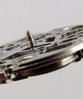 Close-up side view of Skeleton Dial Automatic Mechanical Watch Movement With 3 Hands For NH70 NH70A Ultra Slim Case 21600 BPH