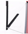 Close-up of HEPA carbon filter attachment on 725 CFM Built Tough Tabletop Dust Collector for woodworking.