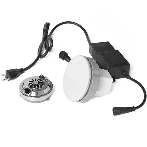 Pedicure Jet Pump Massage Basin Water Spa System Accessory for Beauty Salon Chairs, Top Notch Heavy Duty Pedicure Equipment Pump, 110V WF01A Silver