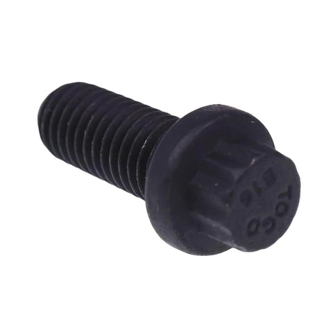 Black 12-point clutch pressure plate bolt, 8mm, for Honda/Acura manual transmissions.
